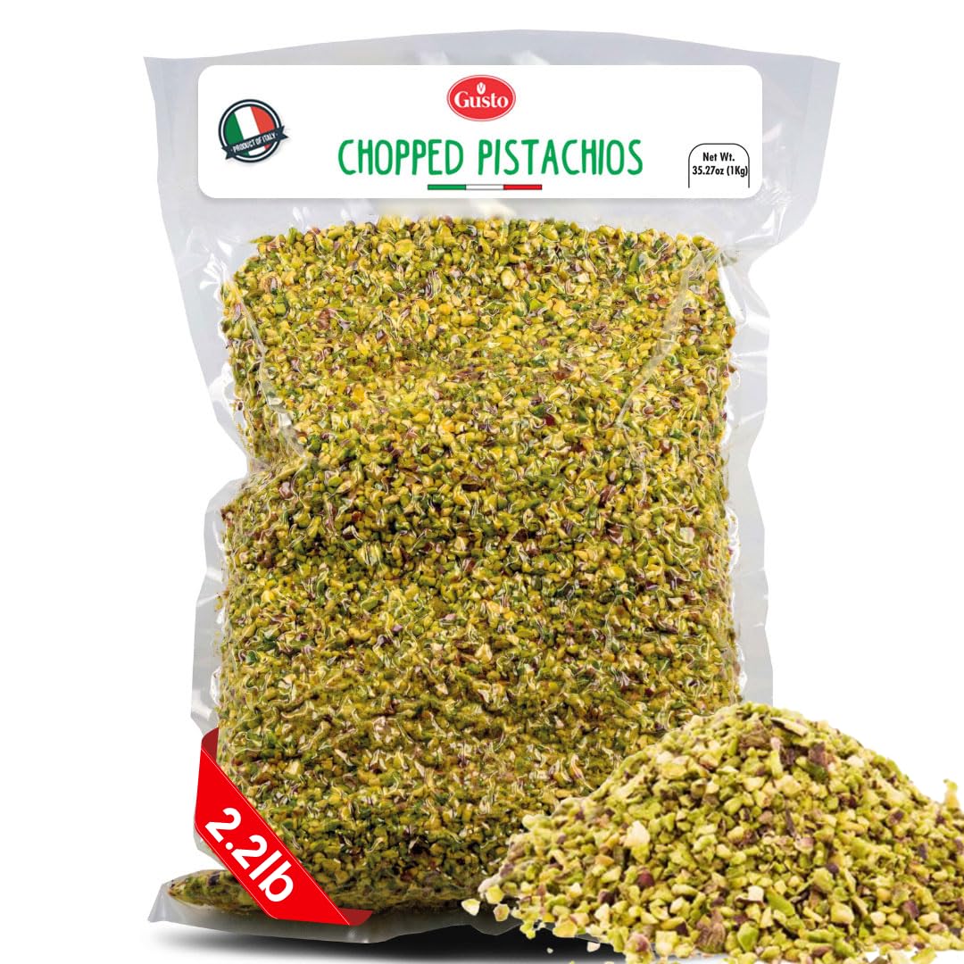 Sicilian Raw Pistachio Chopped 2.2lb (1Kg) 6 Units