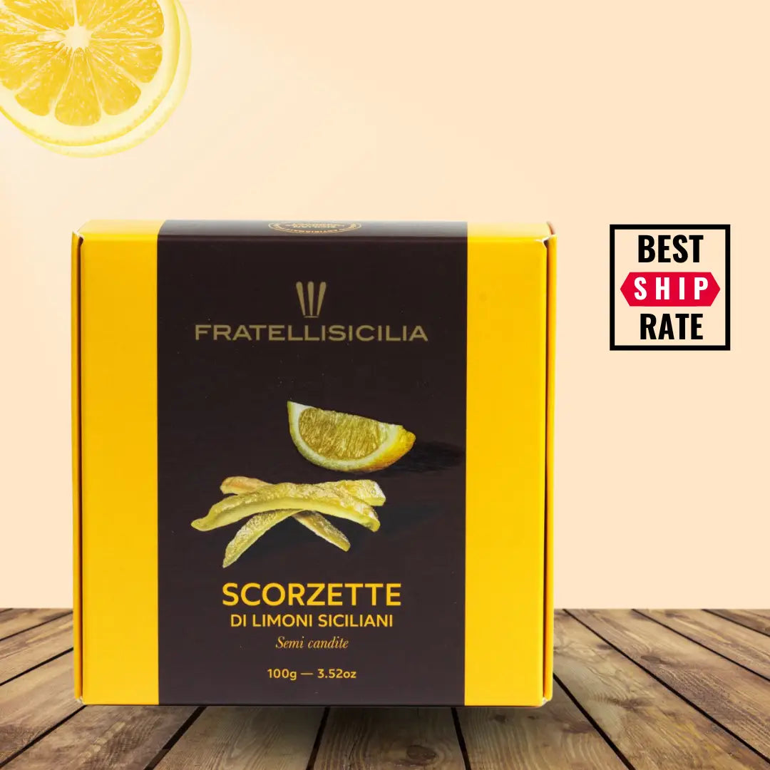 Fratelli Sicilia Lemon Peels Box 5.82 oz (165gr) 12 Units