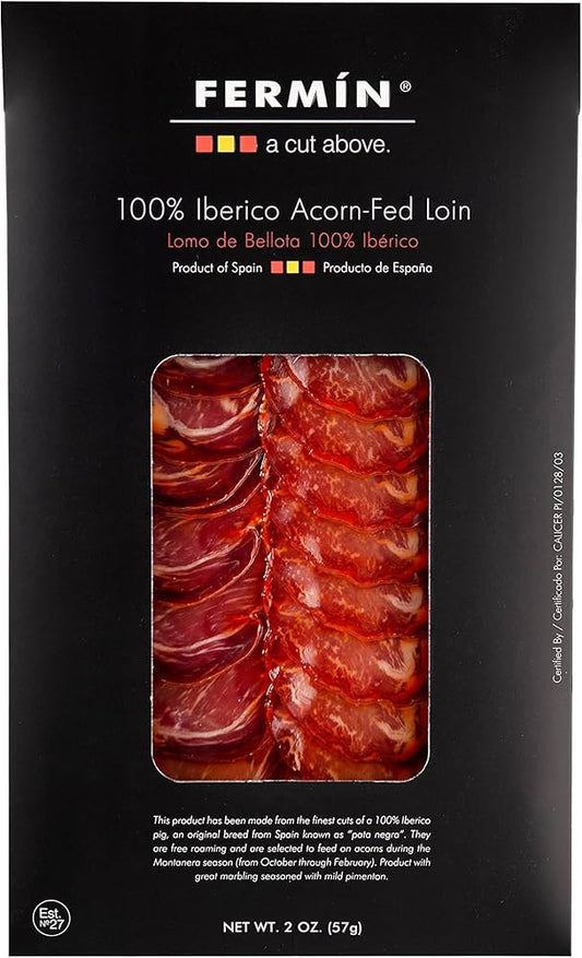Fermin Ibérico Acorn-Fed Loin Pre-Sliced 2 oz – 15/case