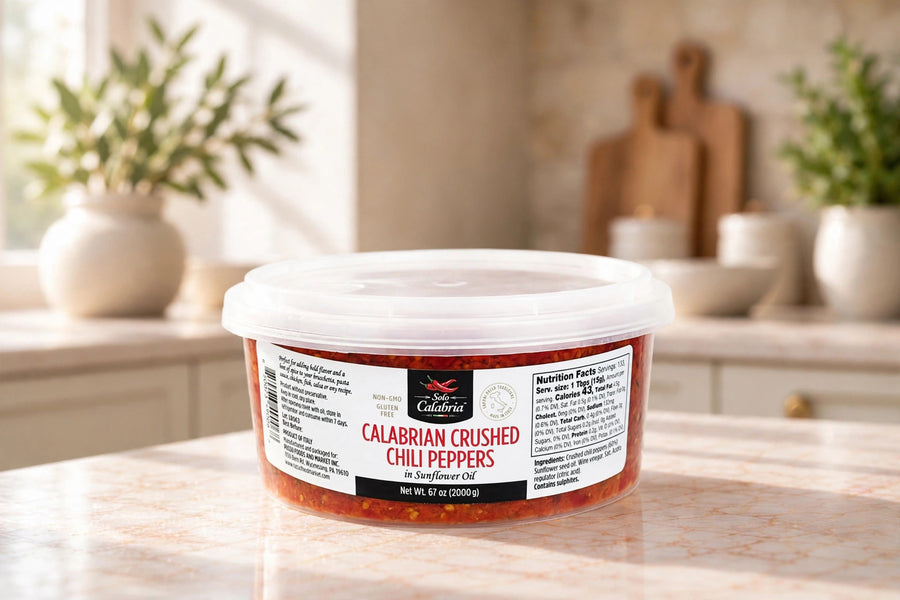 Solo Calabria Crushed Hot Chili 2kg Bucket