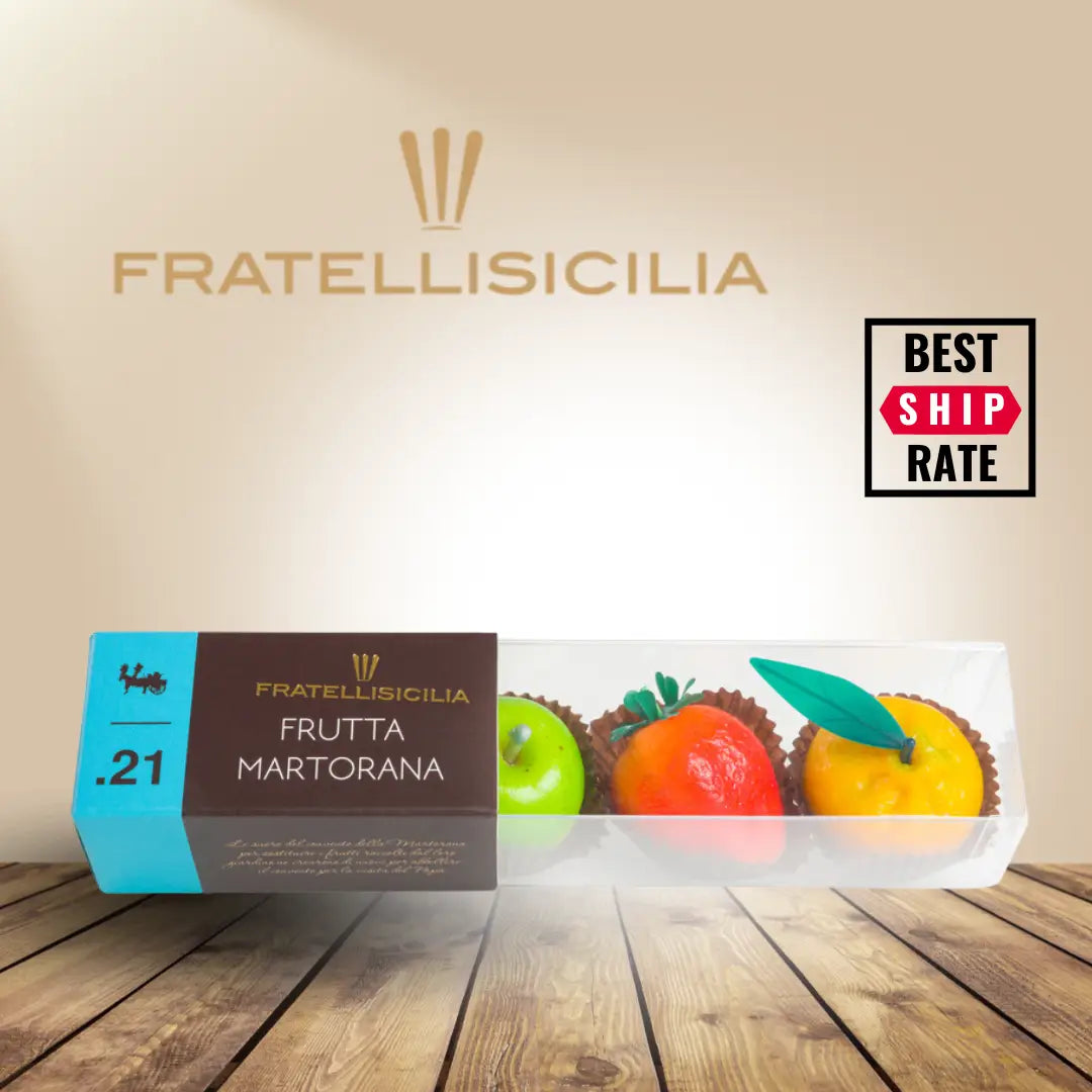Fratelli Sicilia Marzipan Fruit 5.29 oz (150gr) 18 Units
