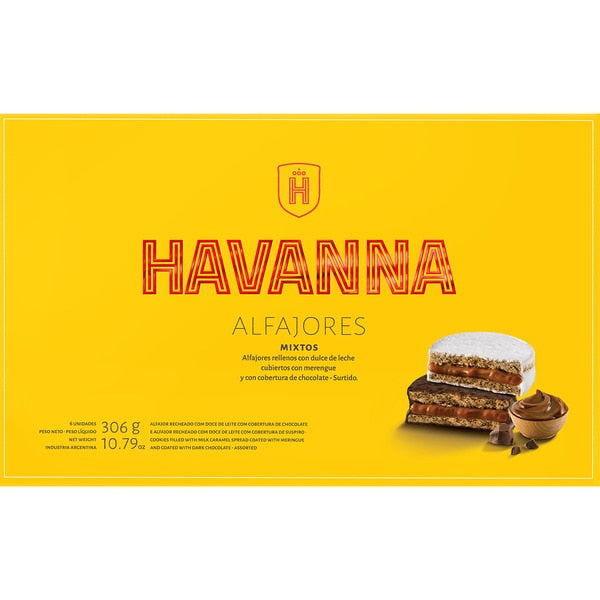 Havanna Mixed Chocolate Alfajores 11.6 oz – 12/case