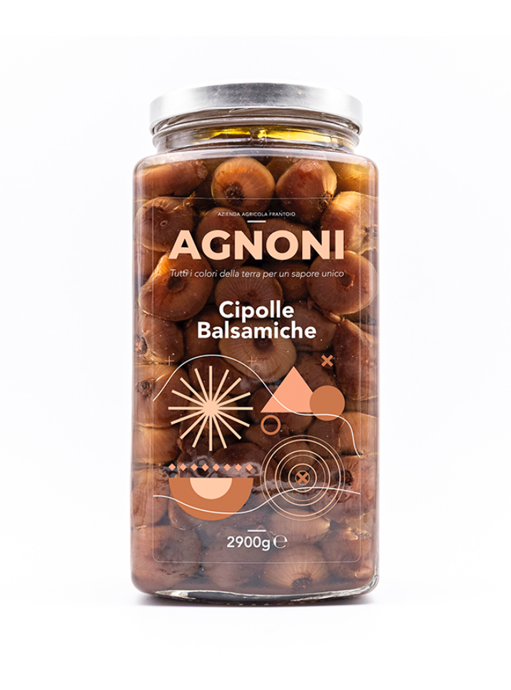 Agnoni Borettane Onions In Balsamic 3.31lb (1550gr) 1 Units