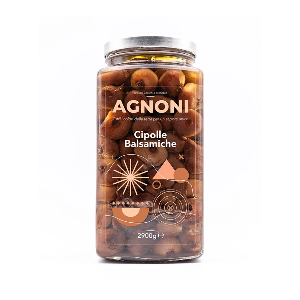 Agnoni Borettane Onions In Balsamic 3.31lb (1550gr) 1 Units