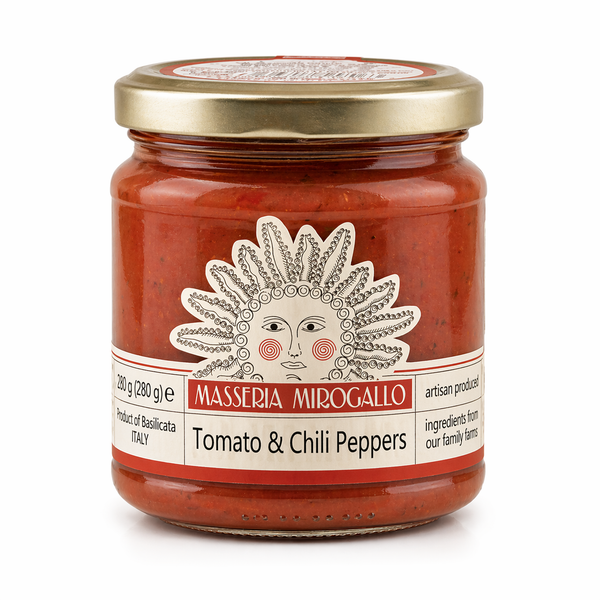 Masseria Mirogallo Tomato Sauce with Chili Peppers 9.9oz / 280g - 8/case