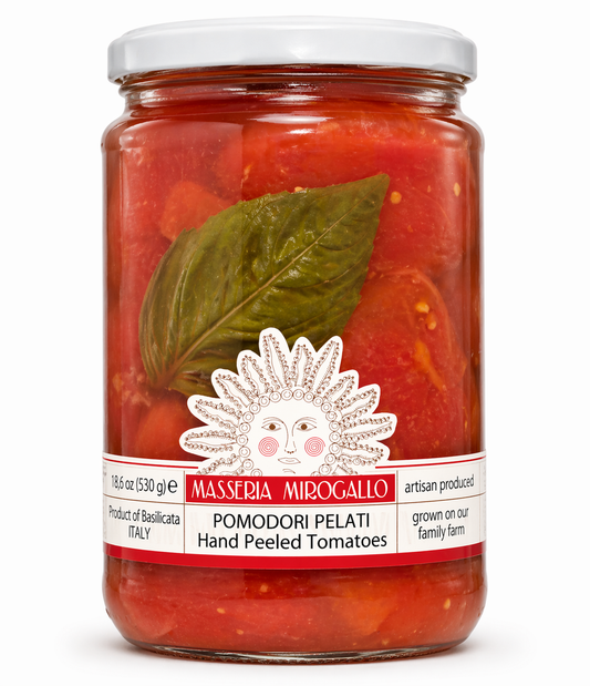Masseria Mirogallo Pelati Hand Peeled Tomatoes 18.7oz / 530g - 6/case