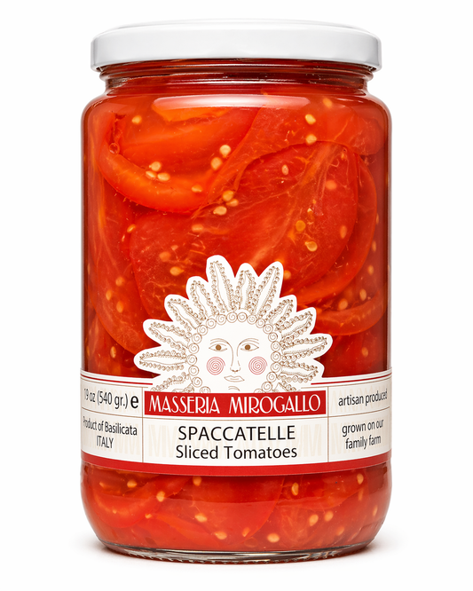 Masseria Mirogallo Spaccatelle Sliced Tomatoes 19oz / 540g - 6/case