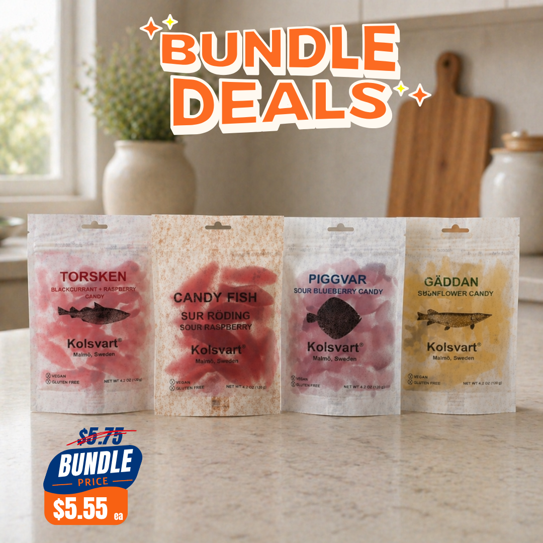 Kolsvart Fish Bundle. 4 flavors. Two cases of each