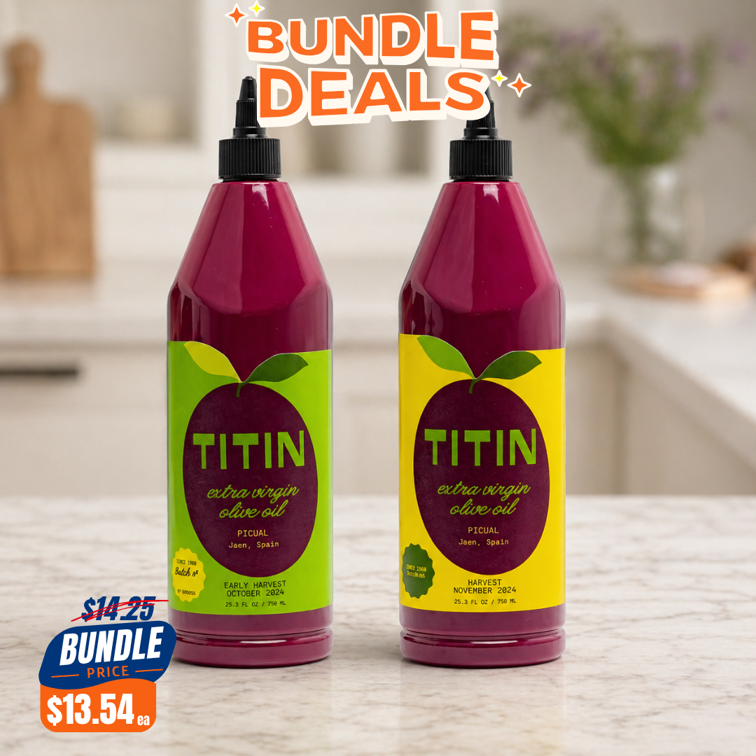 Titin Combo Finishing + Universal Picual EVOO 750ml Bundle