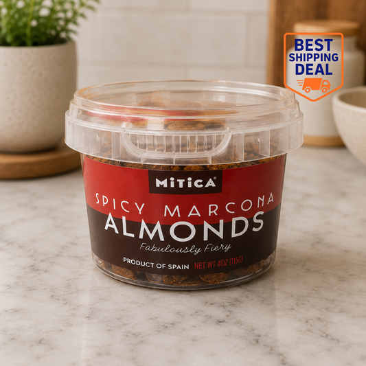 Mitica Spicy Marcona Almonds 4oz – 12/case
