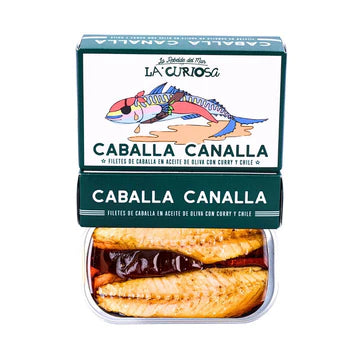 La Curiosa Mackerel with Curry & Chili 120g – 12/cs