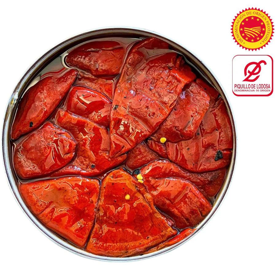 Dantza Whole Smoked Piquillo Peppers DOP Tin 2500 g 6 Units