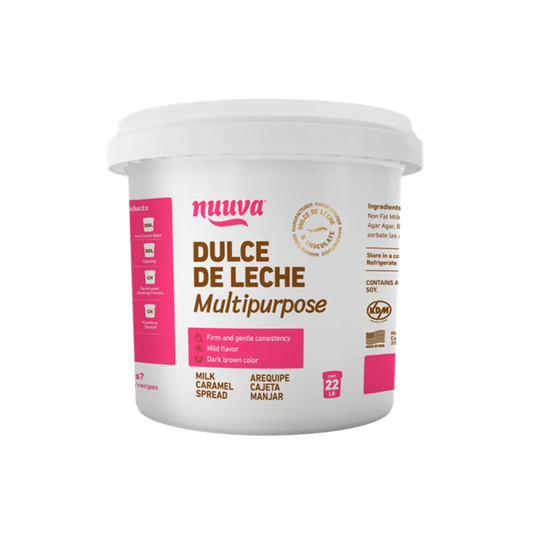 Nuuva Dulce de Leche Multi Purpose Food Service  Cream 11lb (5Kg) 1 Units