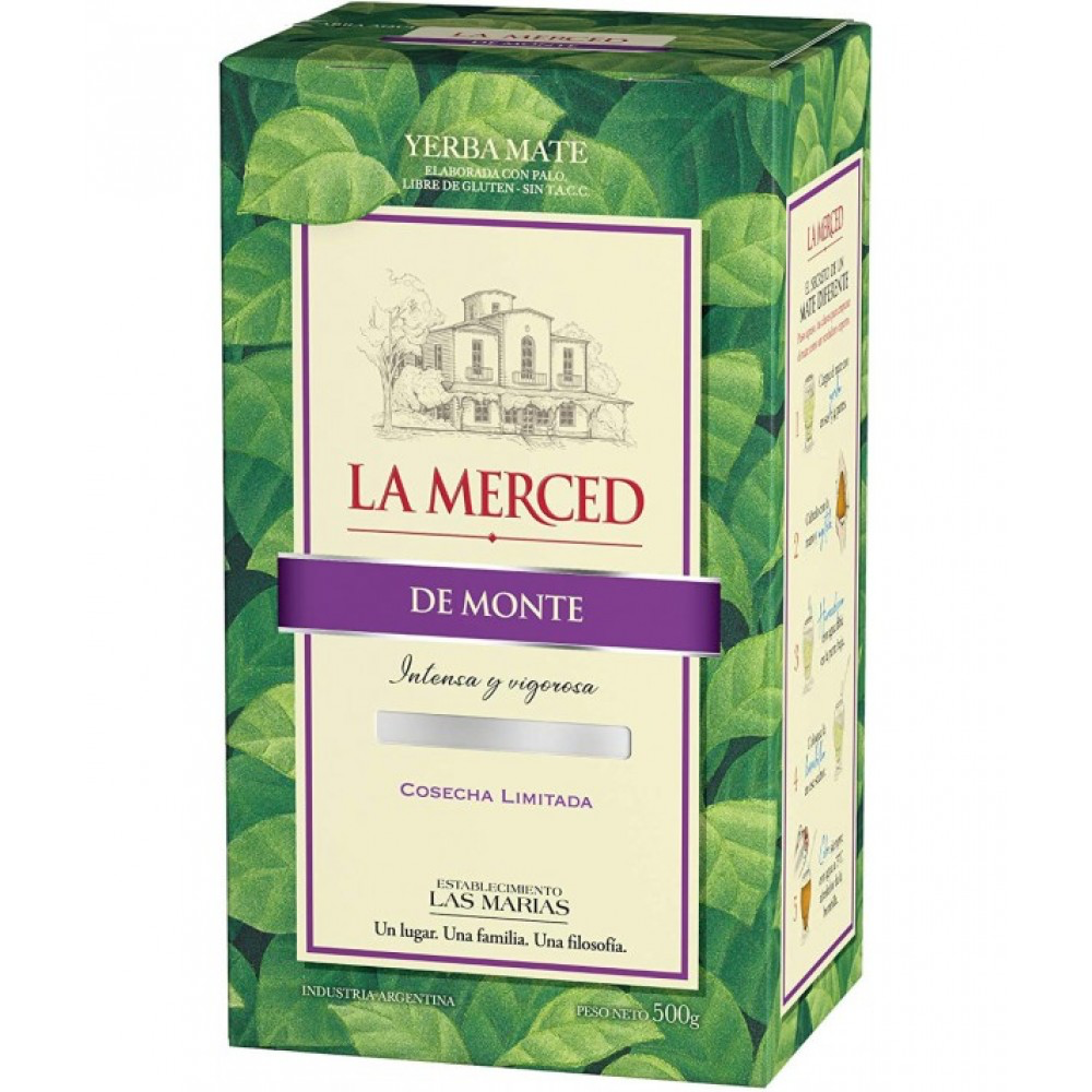 La Merced Yerba Mate De Monte 500 g – 12/case