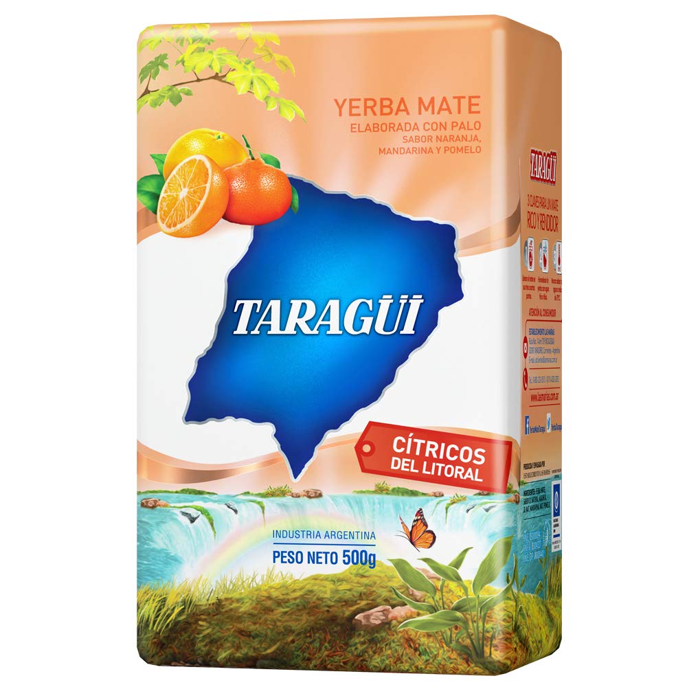 Taragüi Yerba Mate Citrics 500 g – 10/case