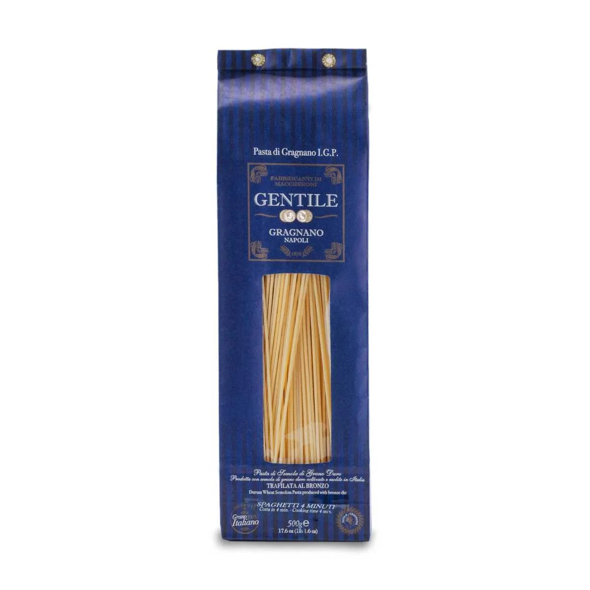 Pastificio Gentile Gragnano Pasta I.G.P. 500gr (1.1 Lbs) 12 Units