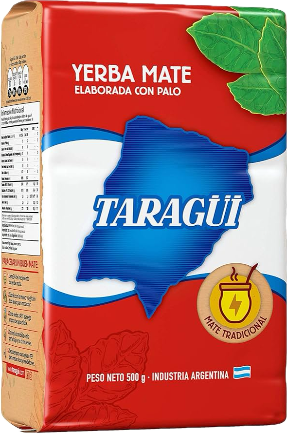 Taragüi Yerba Mate Sin Palo 500 g – 10/case
