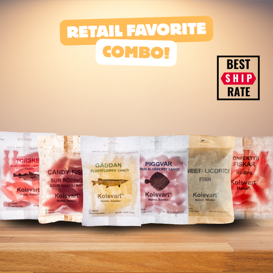 Kolsvart Fish Bundle – 6 Flavors. One case of each