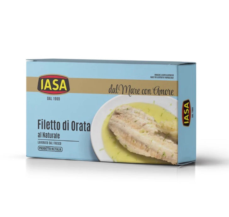 IASA Orata del Mediterraneo Natural  5.11oz (145gr) 9 Units