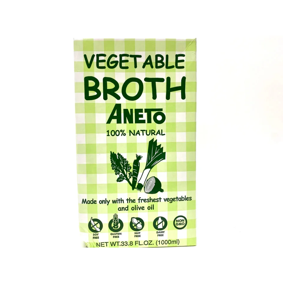 Aneto Vegetable Broth 33.83 fl oz (1 lt) 6 Units