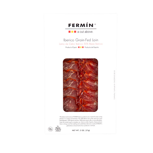 Fermin Ibérico Grain-Fed Loin Pre-Sliced 2 oz – 15/case