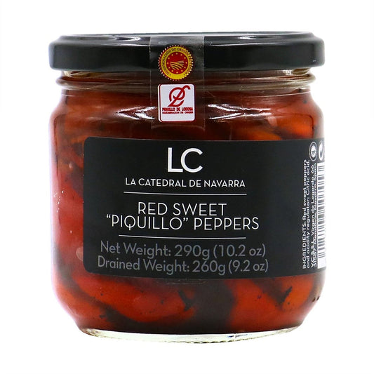 La Catedral de Navarra Red Sweet Piquillo Peppers 10.2 oz (290 g) 12 Units