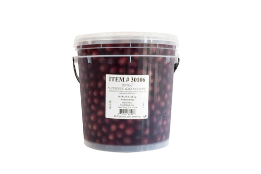 Gaeta Real Pitted Olives Buckets 10lb (4.54kg) 2 Units