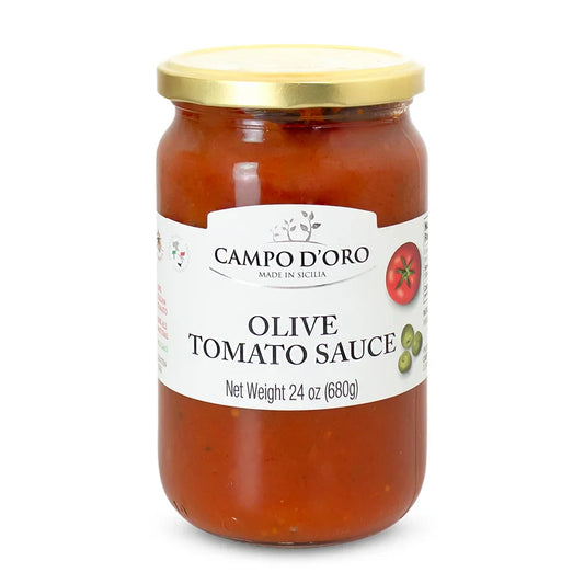 Campo D’oro Olive Tomato Sauce 24oz (680gr) 6 Units