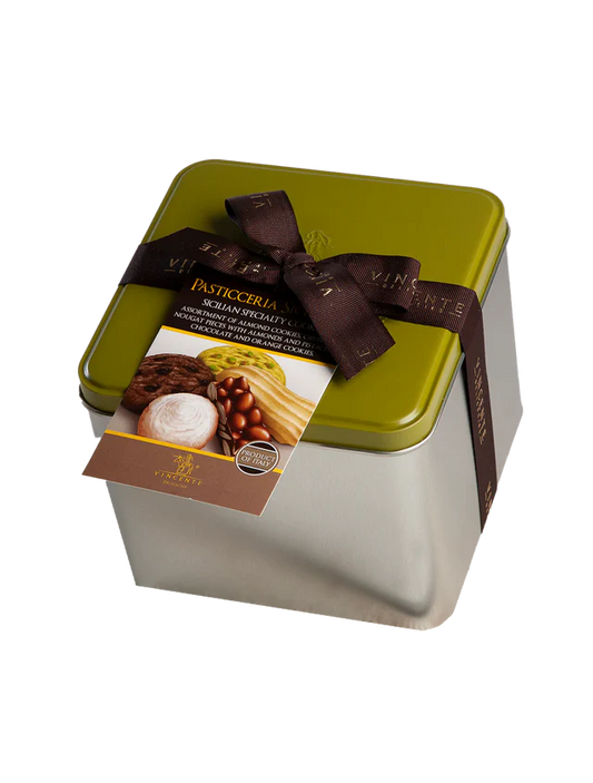Vincente Sicilian Specialty Cookies Gift Tin 17.6oz 4 Units