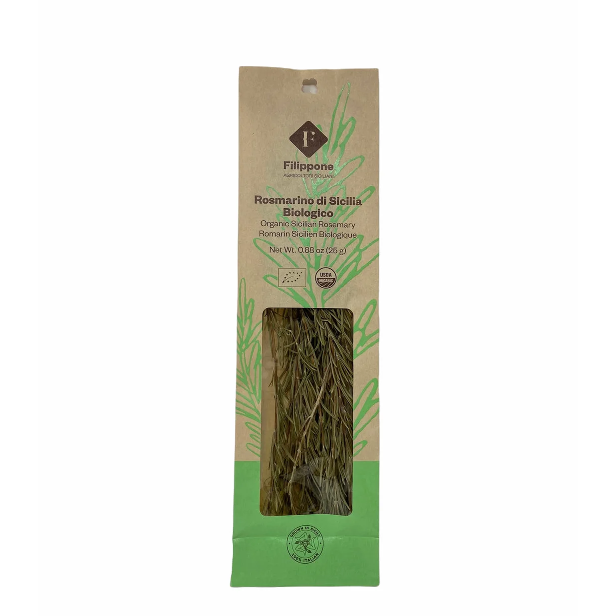 Filippone Organic Rosemary Bunch 0.88oz (25gr) 24 Units