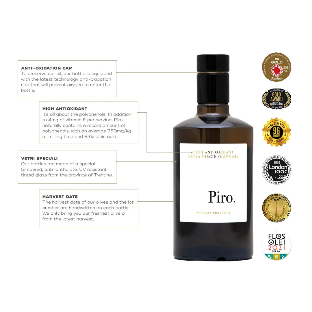 Piro Extra Virgin Olive Oil 3.38 oz (100ml) 24 Units