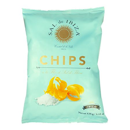 Sal de Ibiza Fleur de Sel Chips – 4.41 oz (125 g) 12 Units