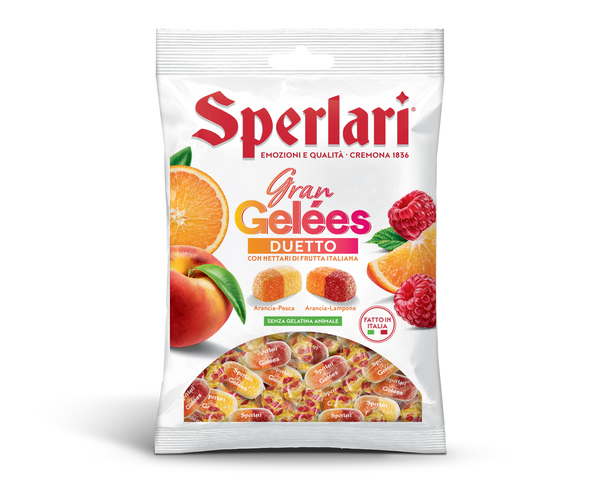 Sperlari Duetto Bi-Flavored Jelly Candies 5.29oz 18 Units