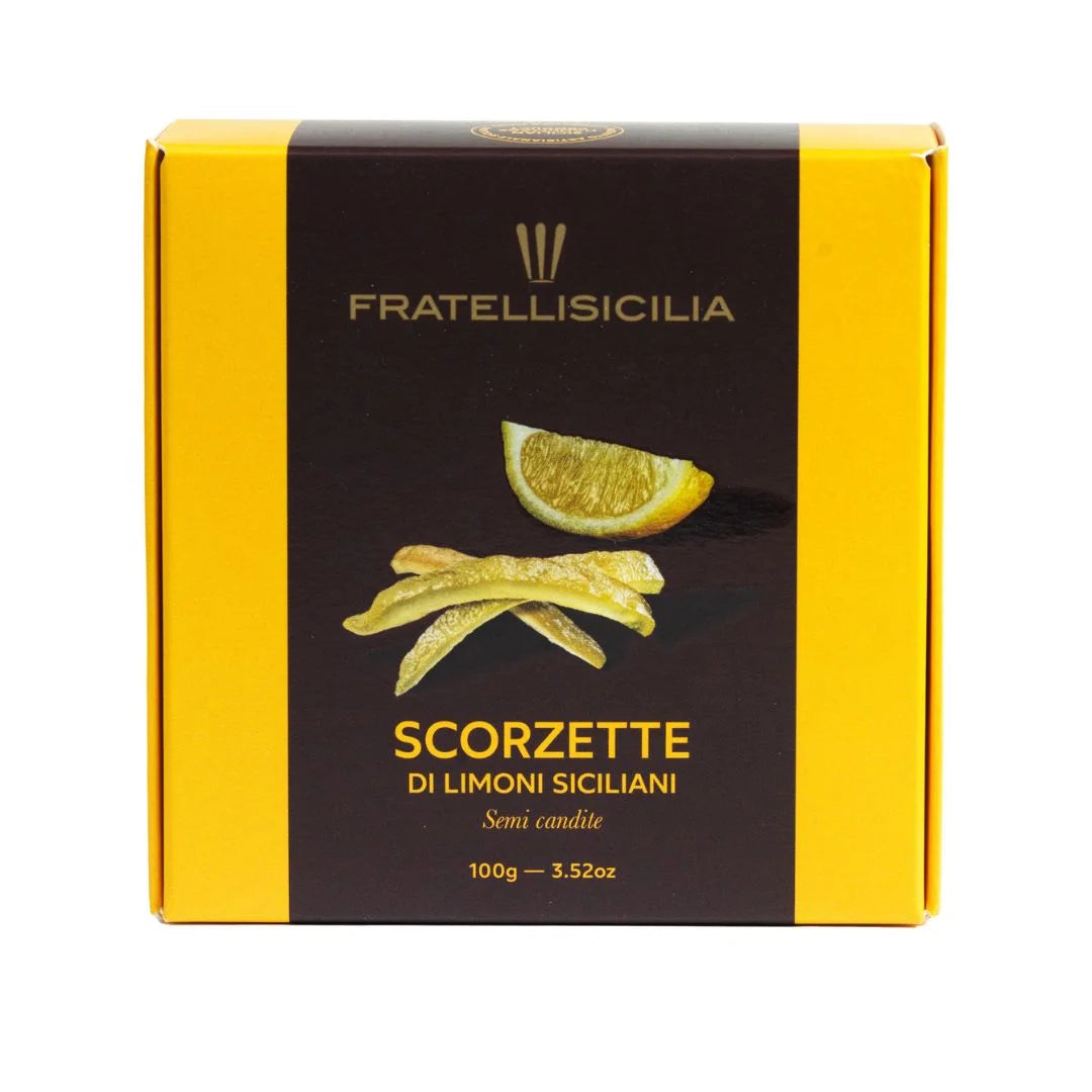 Fratelli Sicilia Lemon Peels Box 5.82 oz (165gr) 12 Units