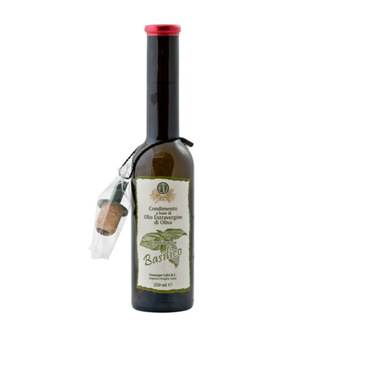 Calvi Basil Infused extra Virgin Olive Oil  8.45oz (250ml) 6 Units