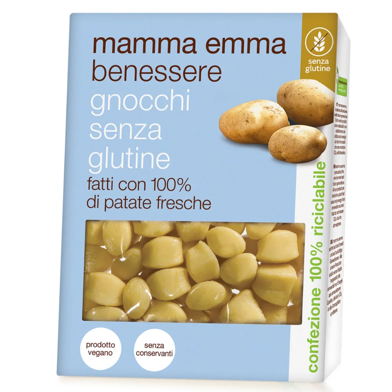 Mamma Emma Gluten Free Gnocchi 12.4 oz (350 g) 6 Units