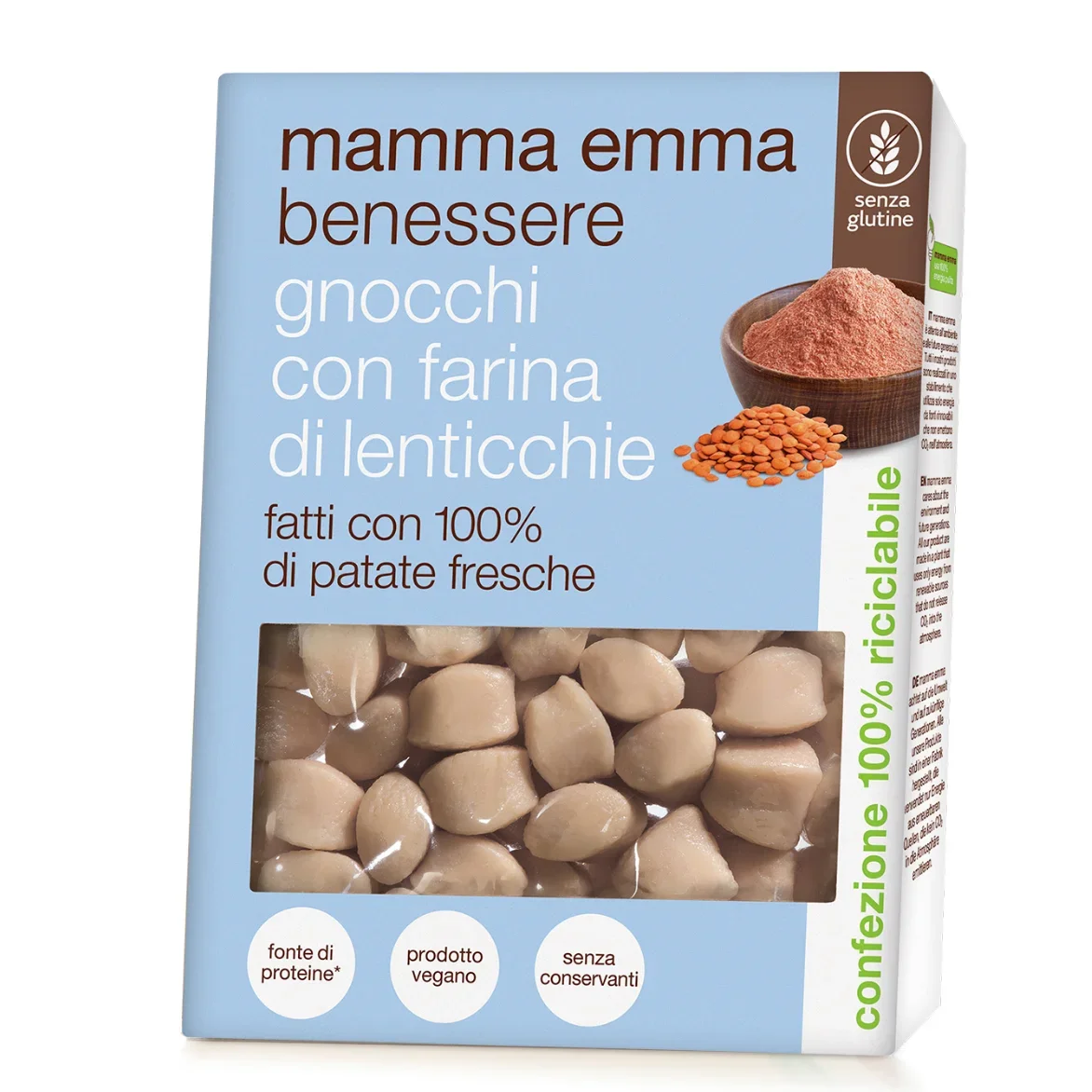 Mamma Emma Gluten Free Gnocchi 12.4 oz (350 g) 6 Units