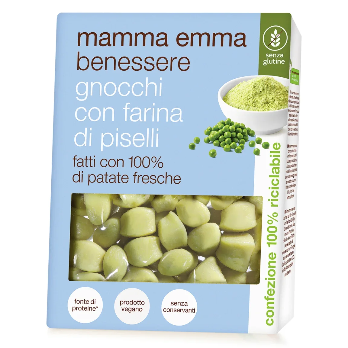 Mamma Emma Gluten Free Gnocchi 12.4 oz (350 g) 6 Units