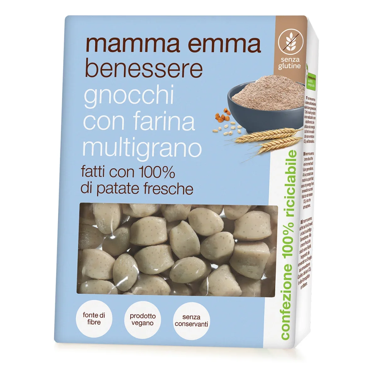 Mamma Emma Gluten Free Gnocchi 12.4 oz (350 g) 6 Units