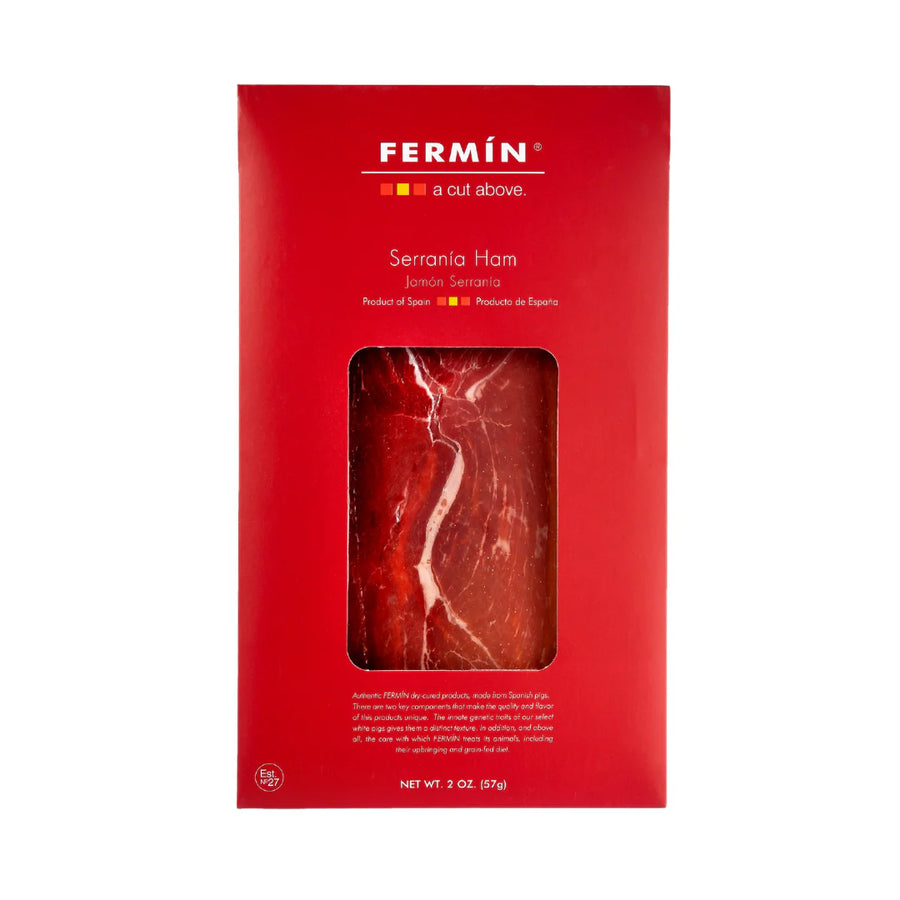 Fermin Serrano Ham Cured 18 Months 2 oz 15 Units