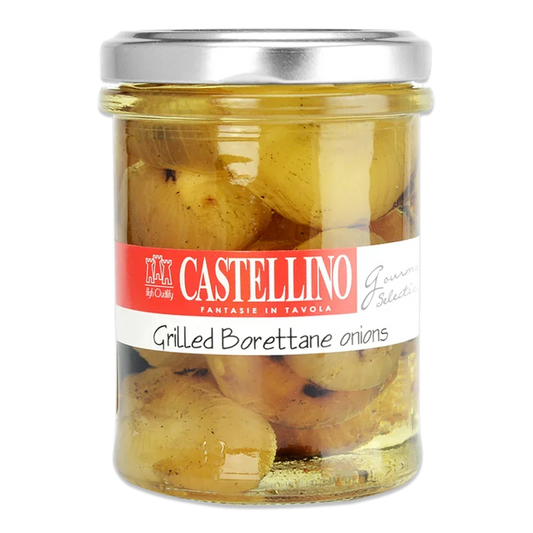 Castellino Grilled Borettane Olives in Oil, 6.5 oz (185gr) 6 Units