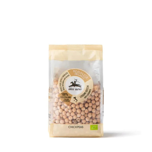 Alce Nero Organic Chickpeas Beans Dried Bag 14.11oz (400gr) 12 Units