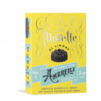 Amarelli Morette Lemon Gummy Licorice 2.12 oz (60gr) 12 Units