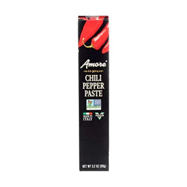 Amore ChilI Pepper Paste Tube 3.2 oz (90g) 12 Units