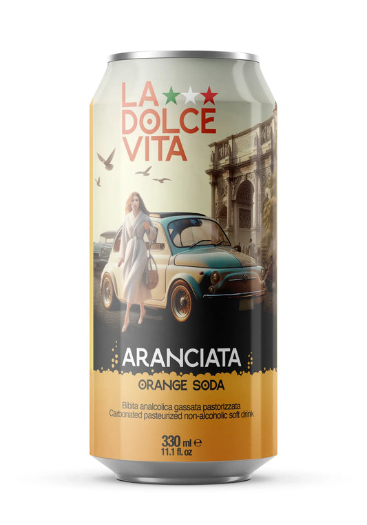 La Dolce Vita Aranciata 330ml (11.16oz) 4 Units