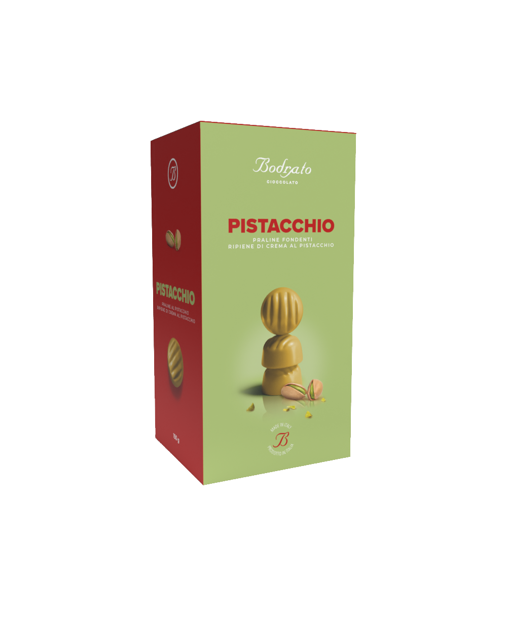 Bodrato Pistachio Pralines 4.23oz 6 Units