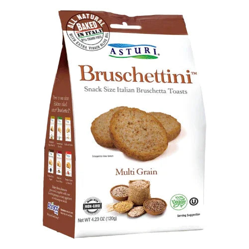 Asturi Bruschettini Multi Grain  4.23 oz (120 g) 12 Units