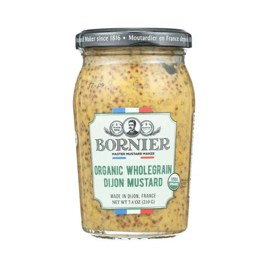 Bournier Organic French Wholegrain Dijon Mustard 7.4oz (210gr) 6 Units