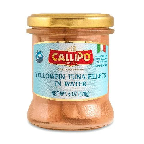 Callipo Yellowfin Tuna in Water Jar 7oz (200 g) 12 Units