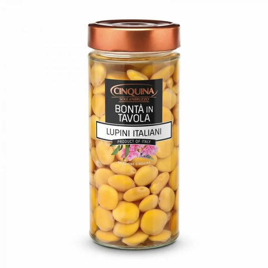 Cinquina Lupini Beans Jar 18.34oz (580gr) 6 Units